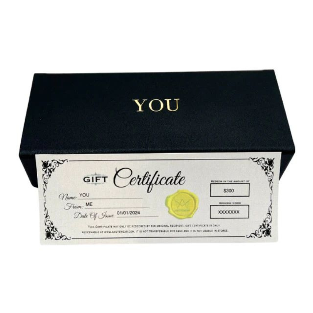 Voucher for AM Eyewear $300