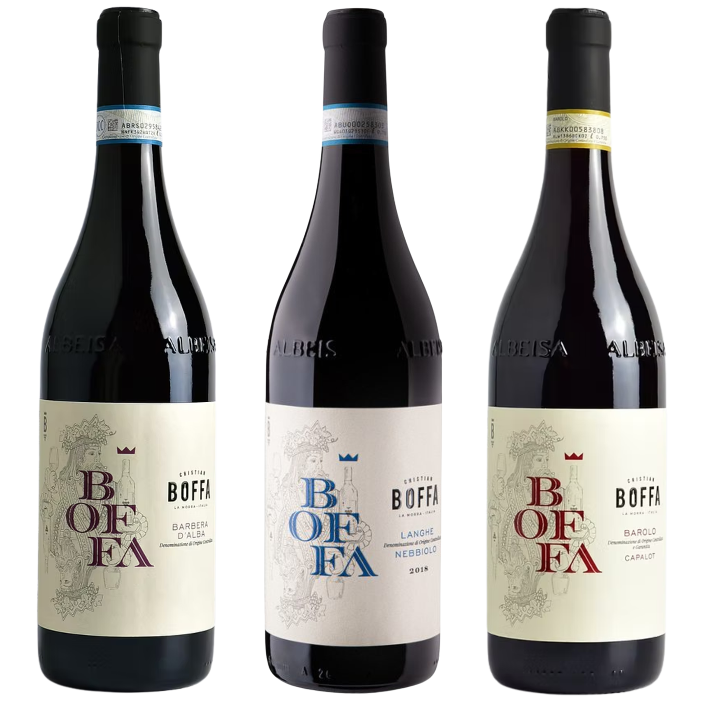 The Italian Red Trio — Cristian Boffa Collection (Piemonte, Italy)